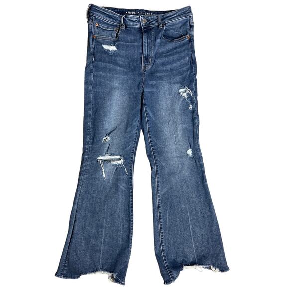 American Eagle Outfitters Denim - American Eagle Super High Rise Cropped Flare Size 12